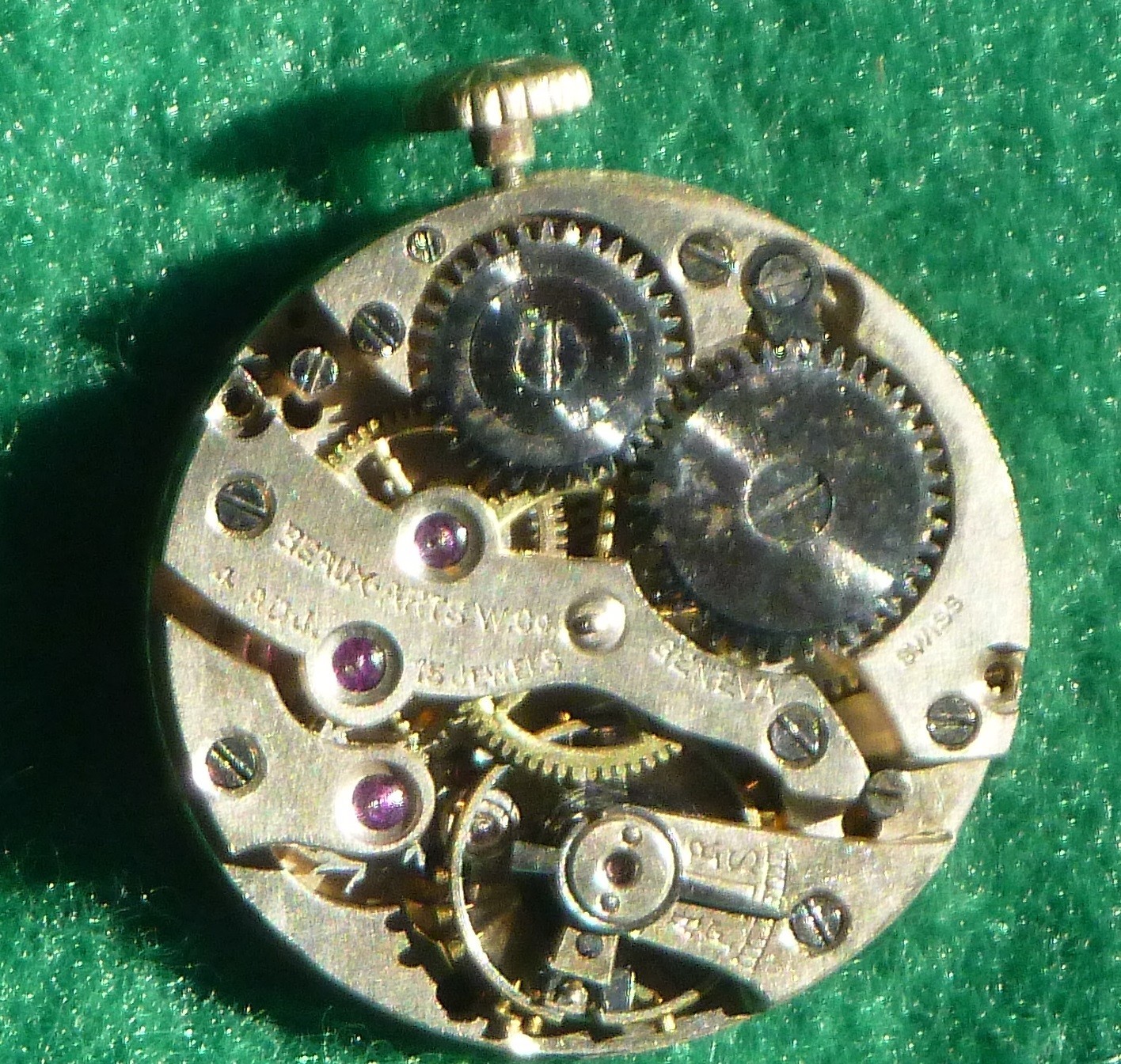 BEAUX-Arts W Co. Geneva Swiss 15 jewel 4 adjustment Ladies wrist watch movement