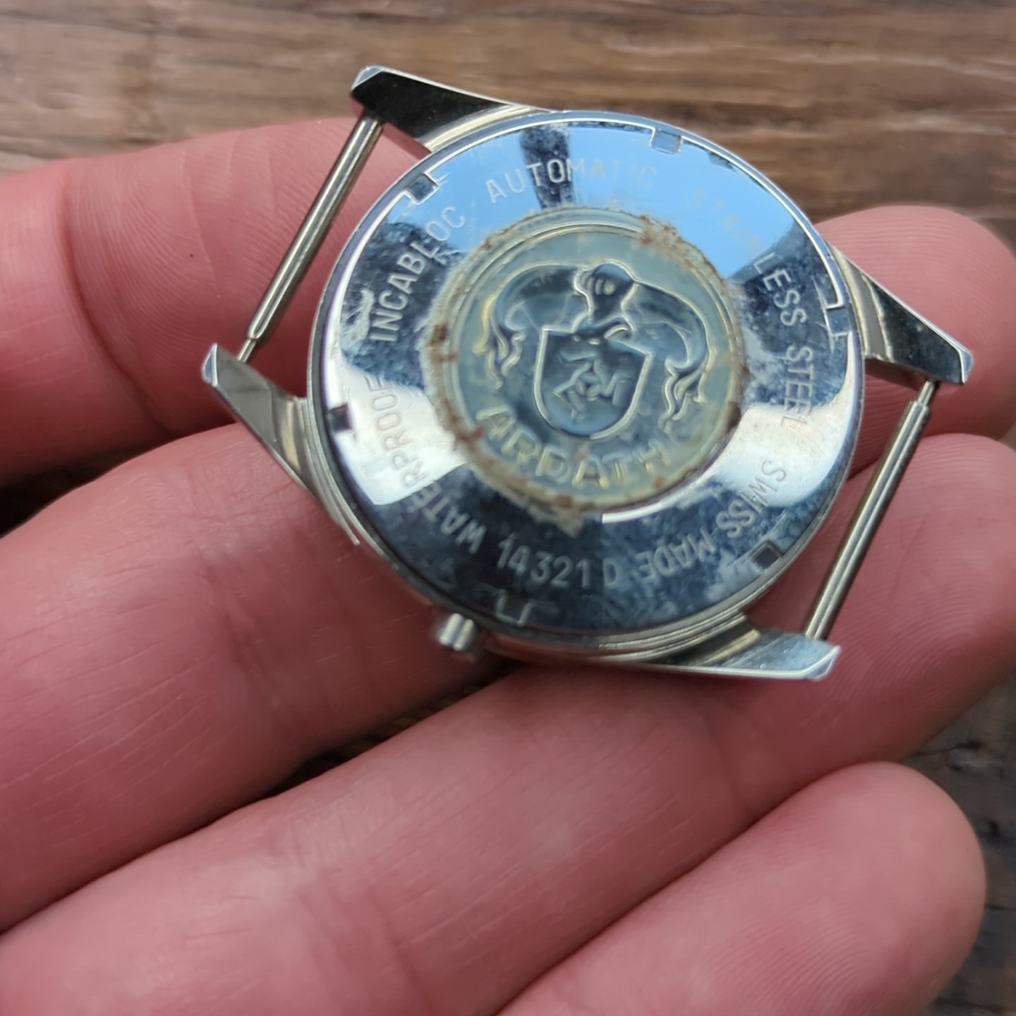1960s Ardath Automatic Waterproof Swiss Made Watch Case 35mm (AC10)