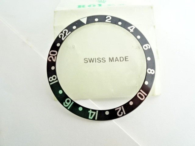 Genuine ROLEX GMT Master BLACK Inlay Bezel 16710 16700 16760 Insert new Conditio