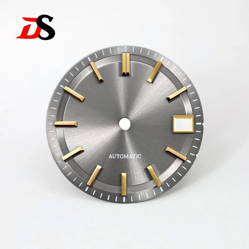 DS 28.5mm Sunburst Dial No Lume NH35/34 Movement Custom Logo Personalized S Mod
