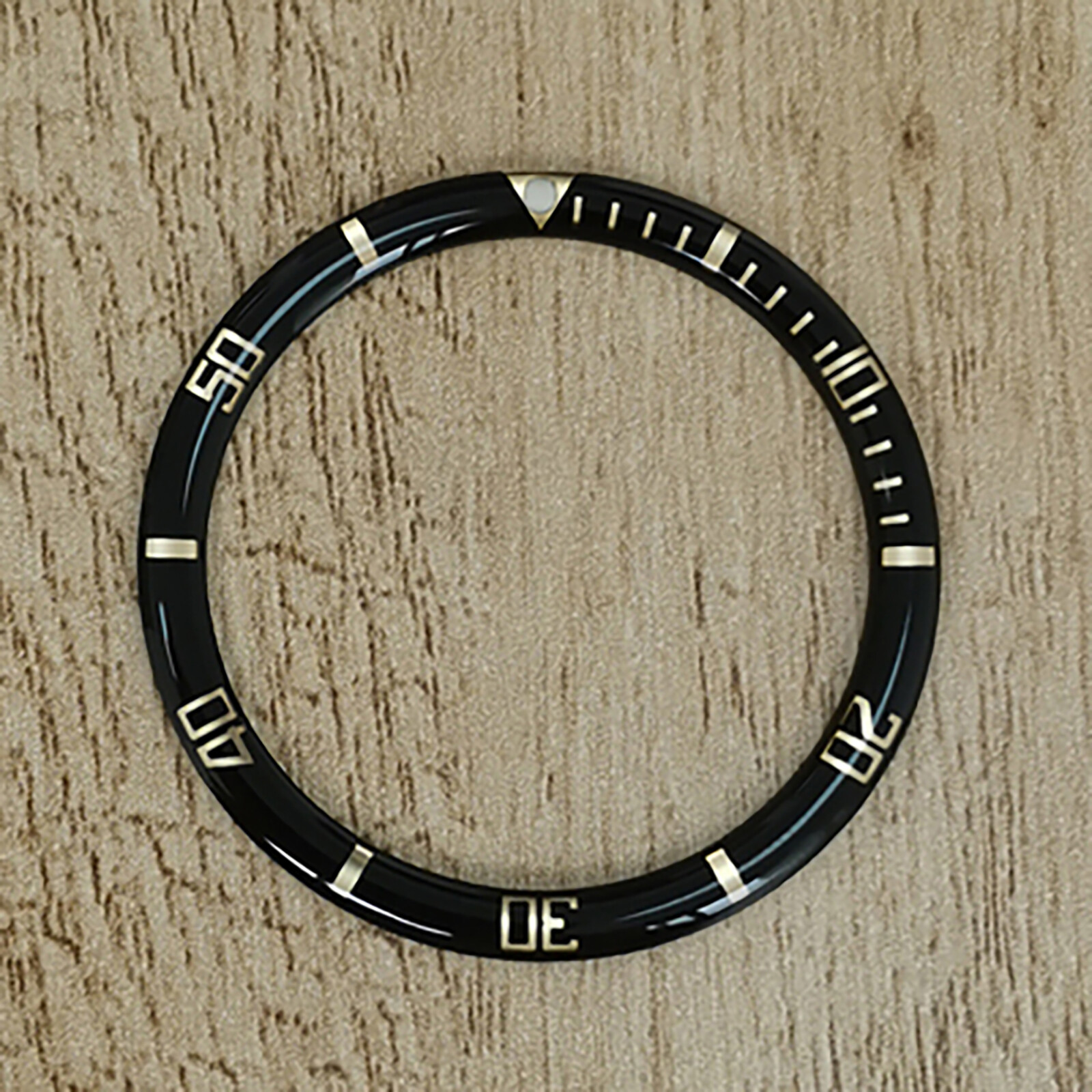 Watch Bezel Rounded Curved Plastic Aluminum Bezel Insert Ring Outer Diameter39mm