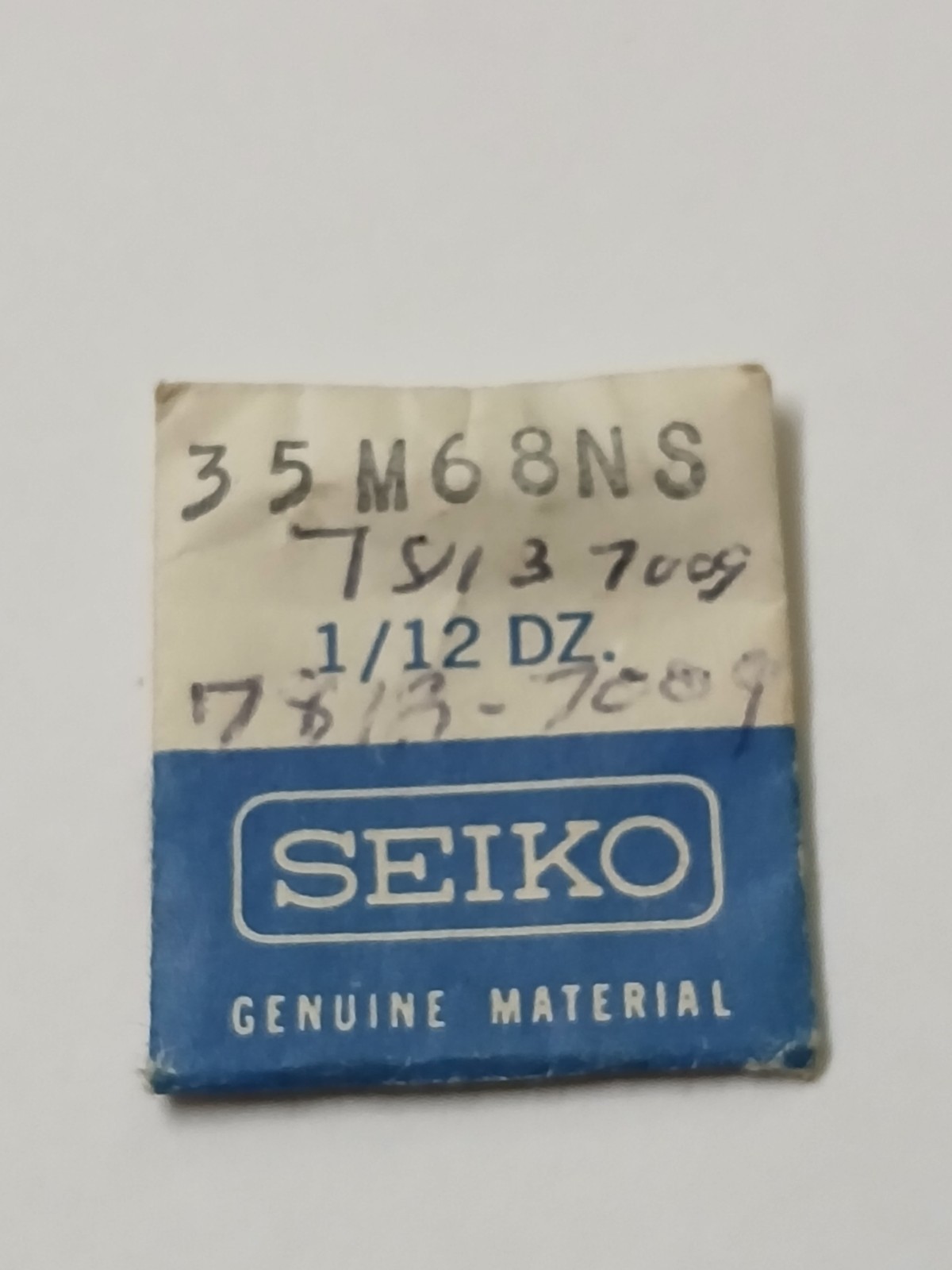 1 Seiko 35M68NS Watch Crown 3.5mm white(silver) watch part 7613-7009