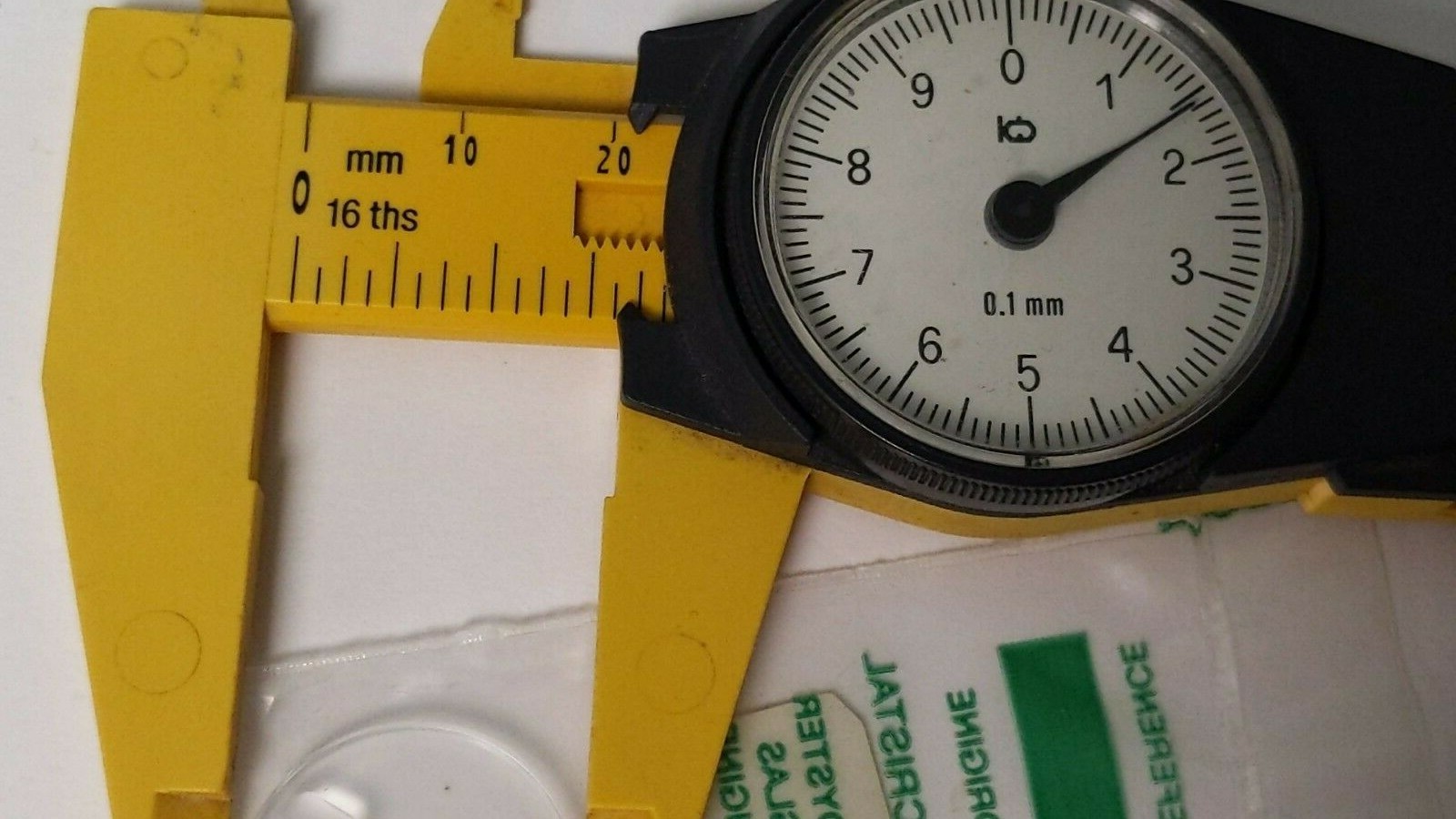 Genuine Rolex 25 101 CRYSTAL Tudor acrylic new/sealed 21.6mm date window