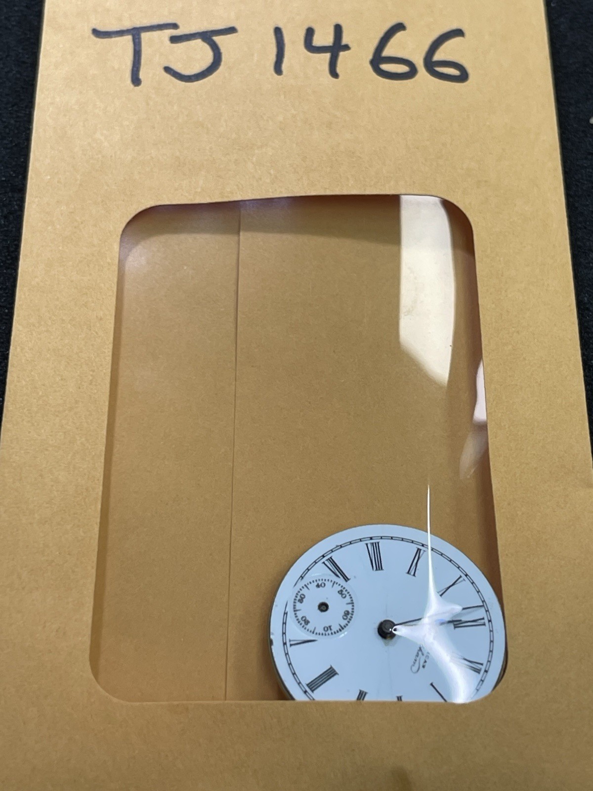 Vintage American Waltham Pocket Watch Movement For Parts TJ1466
