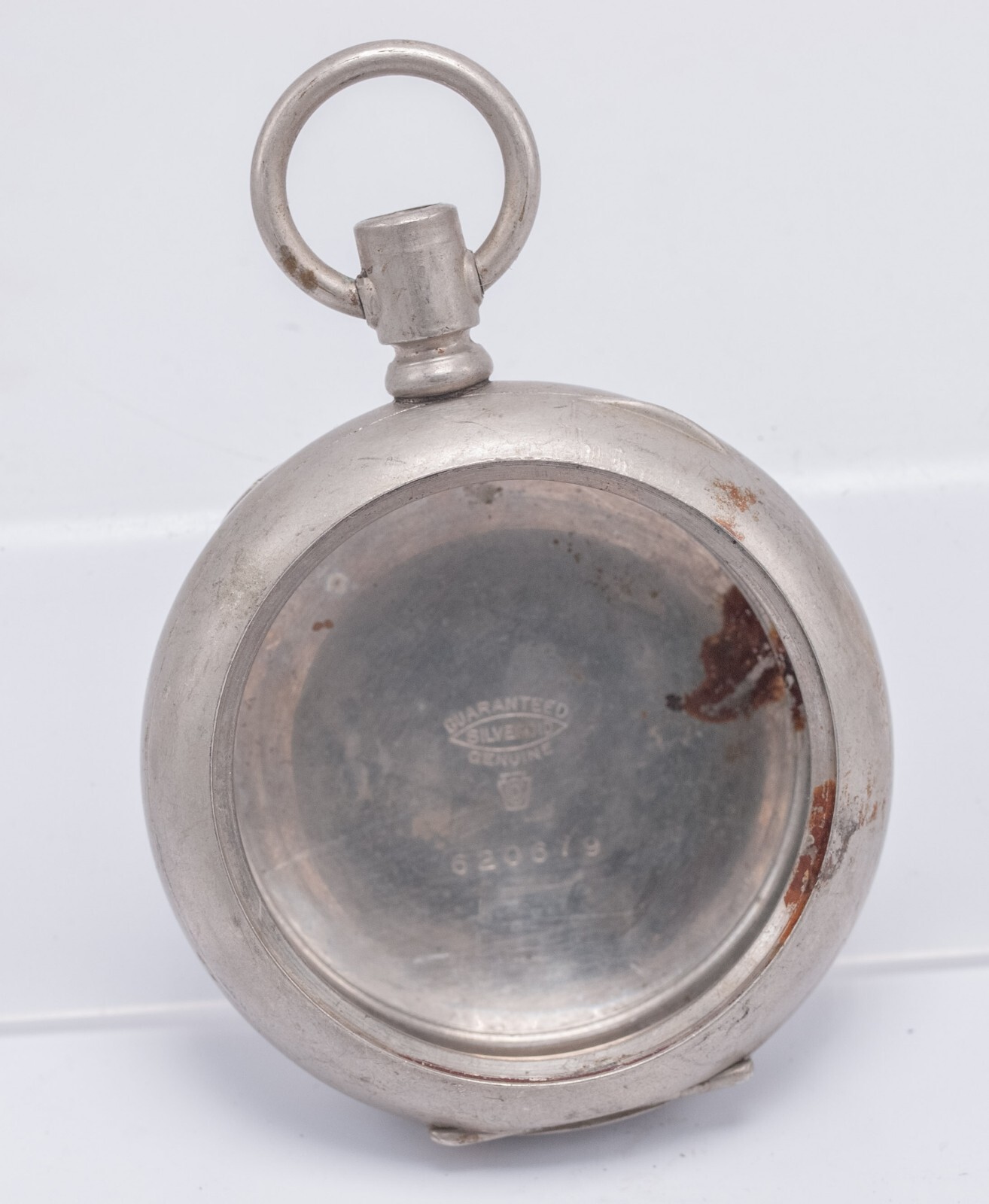 Keystone Silveroid 18s Pocket Watch Open Face Lever Set Case 57.56mm