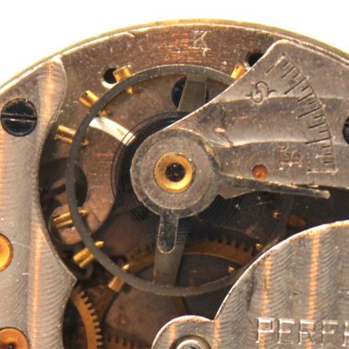1908 PERFECTION POCKET WATCH MOVEMENT 6748676 GRADE 391 16s 7j (KI3)