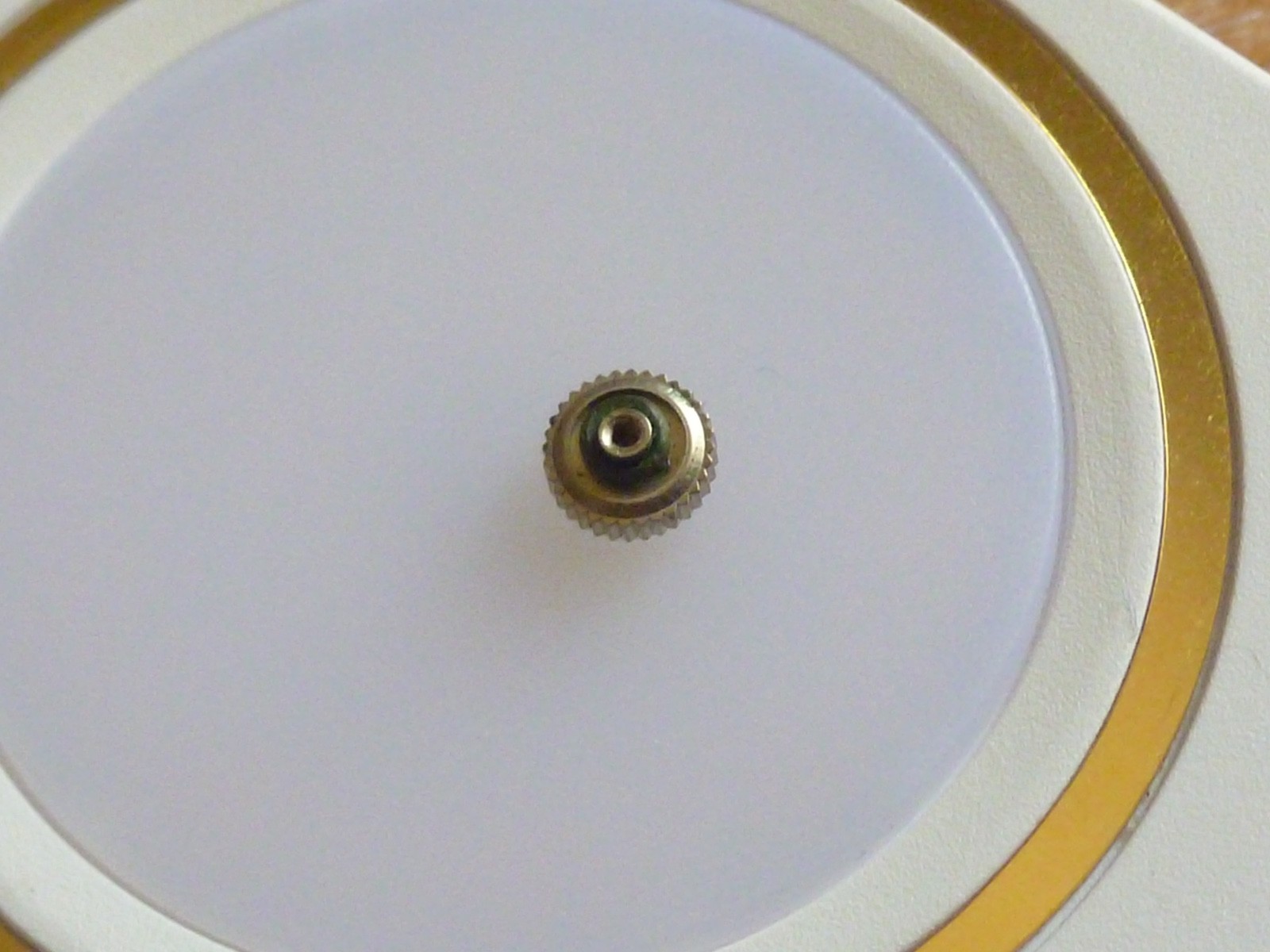 Genuine Rolex Cellini White Gold Crown 4.5mm Width & 2.3mm Thickness New Old