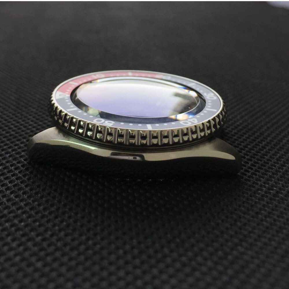 AR Blue Sapphire Double Dome Watch Glass Crystal fit SeikoSKX009 SKX007 011 175