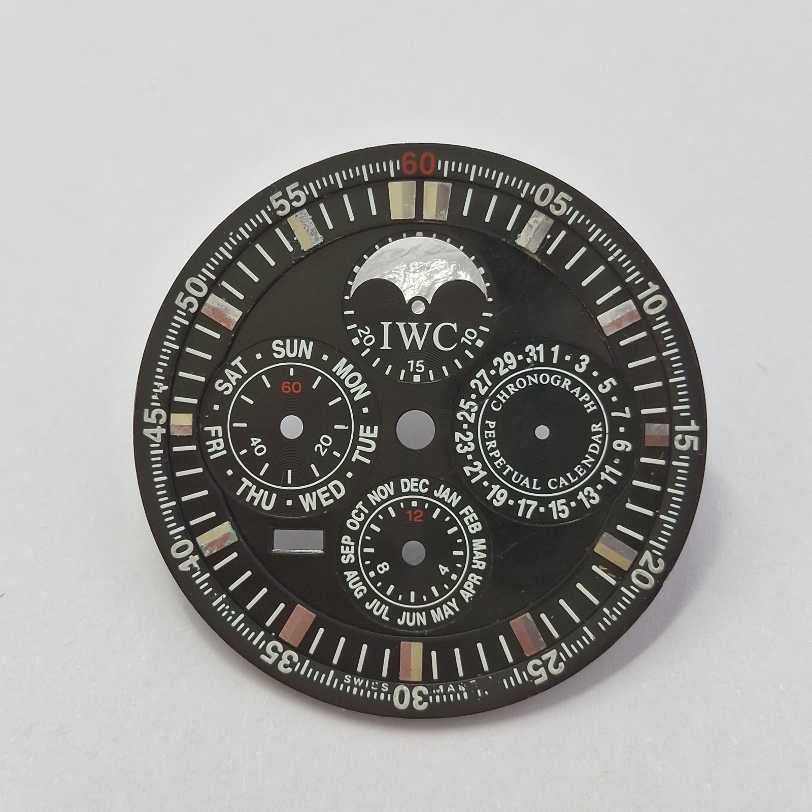 IWC International Watch Co 36.6 mm Dial Watch Parts Part Swiss Made #X7