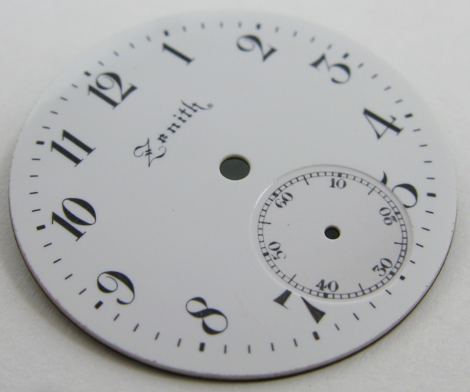 Zenith porcelain watch dial part diameter 28.9 mm