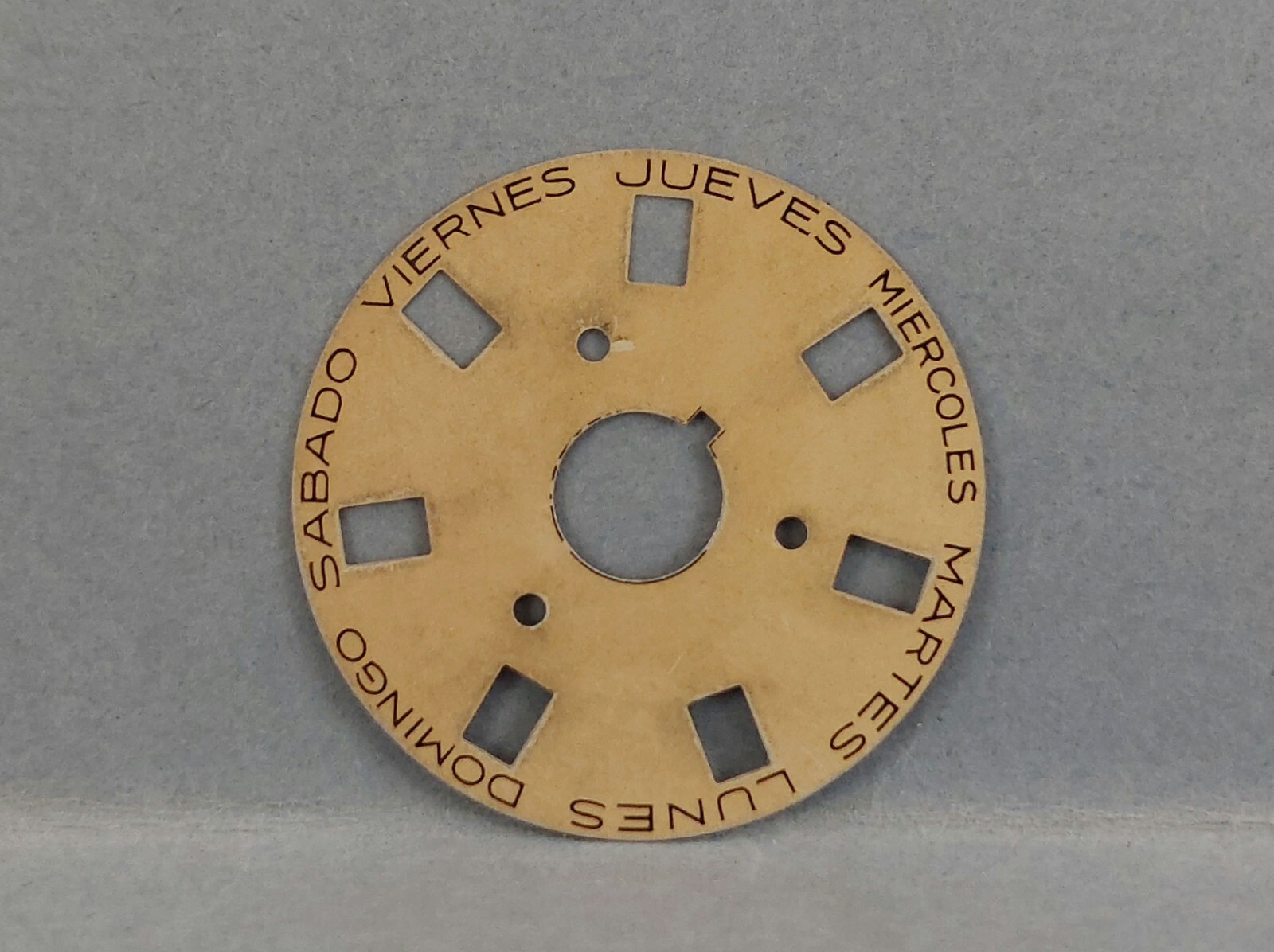 ROLEX 3055 Calendar Day DISC for Day-Date Models Ref. 18038. Spanish
