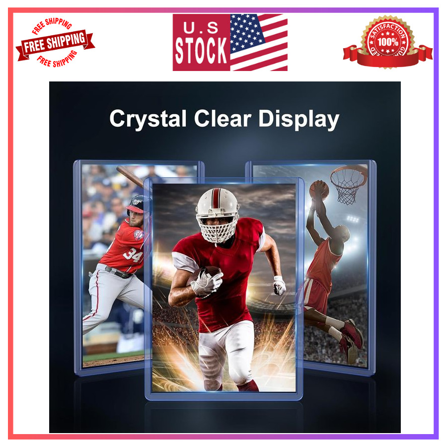 Premium 3×4 Card Top Loaders Set 500 Card Sleeves & 500 Clear Sleeves