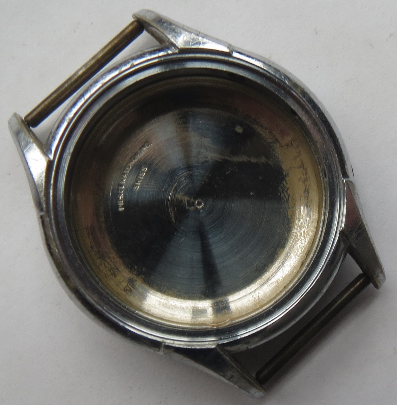 Pierce chronograph mens wristwatch nickel chromiun case 37 mm. in diameter
