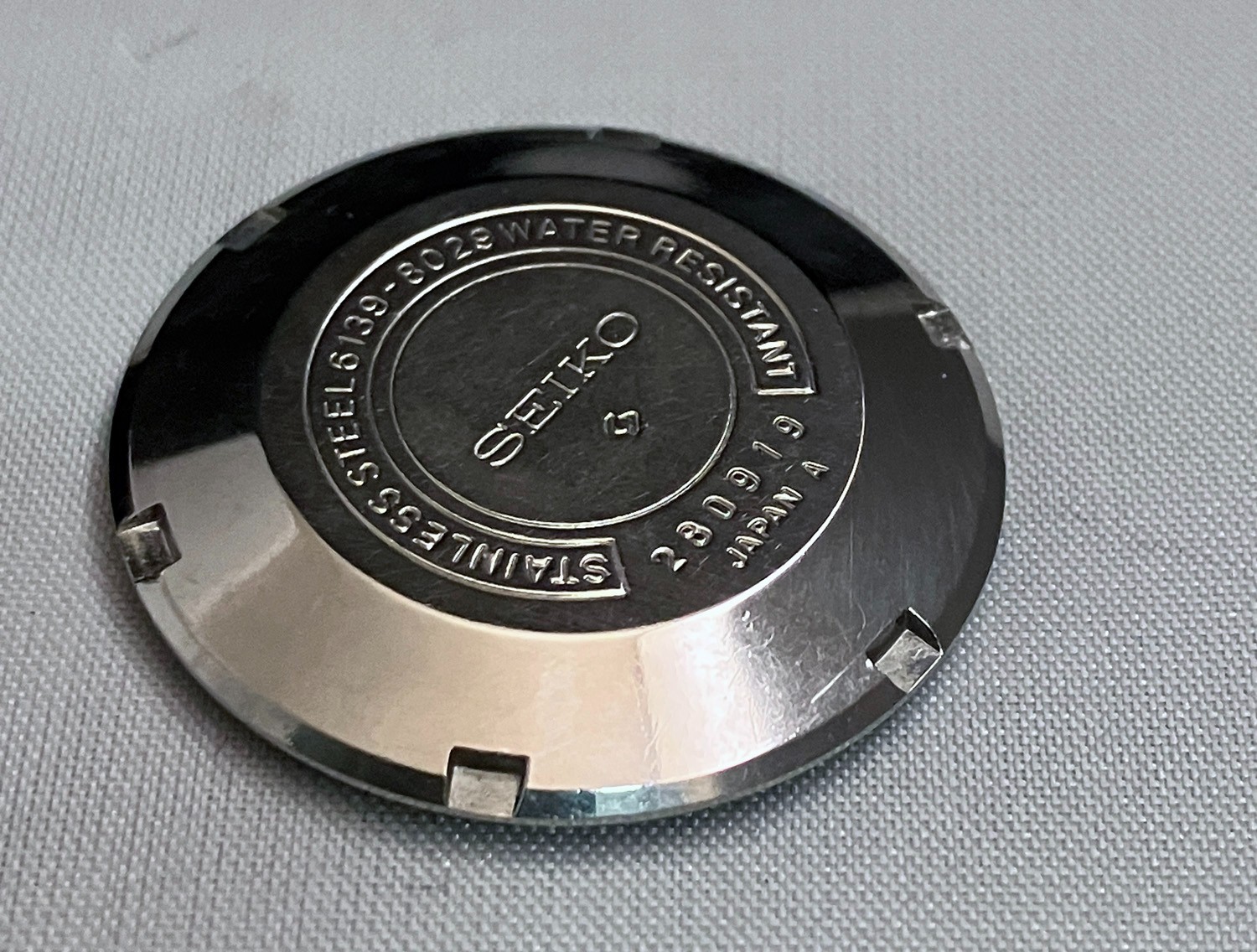Seiko 6139-8029 Rally Screw-on Case Back 1972