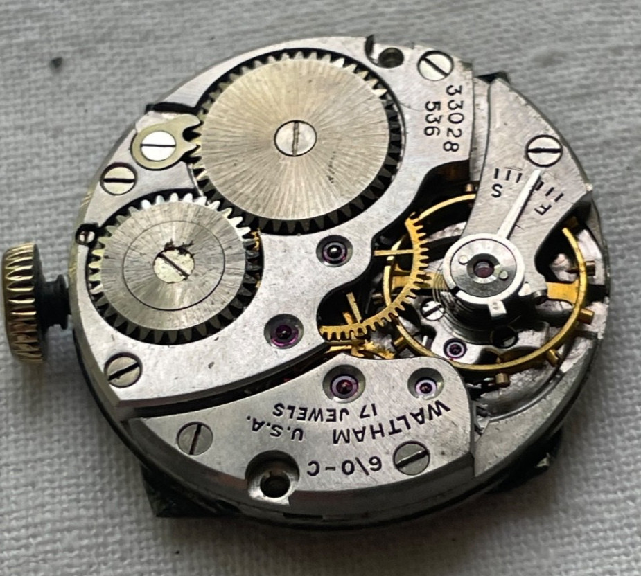 Waltham Premier – movement for mens watch AS IS good balance!, lot 1806
