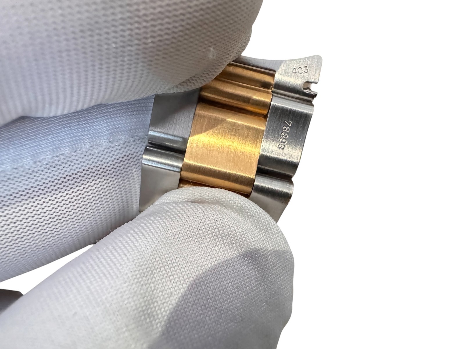 Used 18Kt Steel/Gold Oyster Bracelet for Rolex (code 78393 V6) STeel Gold