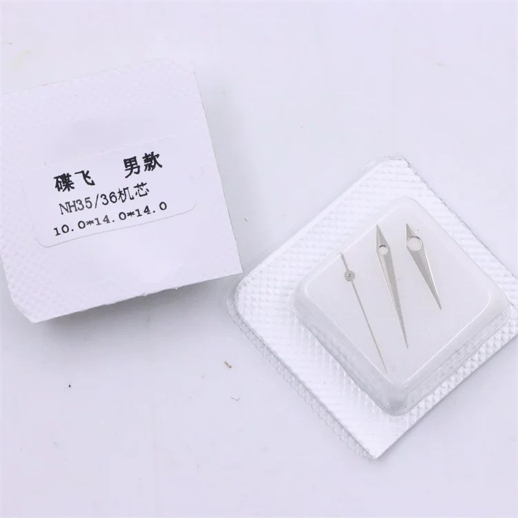 1 Set Simple Slim Watch Hand Silver Gold Rose Blue For NH35 NH36