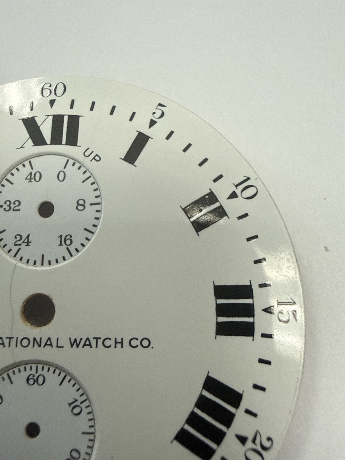 Elgin Deck Watch Marine Chronometer Up/Down Indicator 53mm Dial Not Perfect