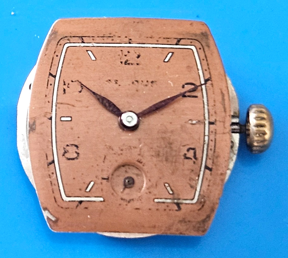 BENRUS AR15 17J Watch Movement (REMOVED FROM GOLD CASE/BALANCE RUNS) lot36