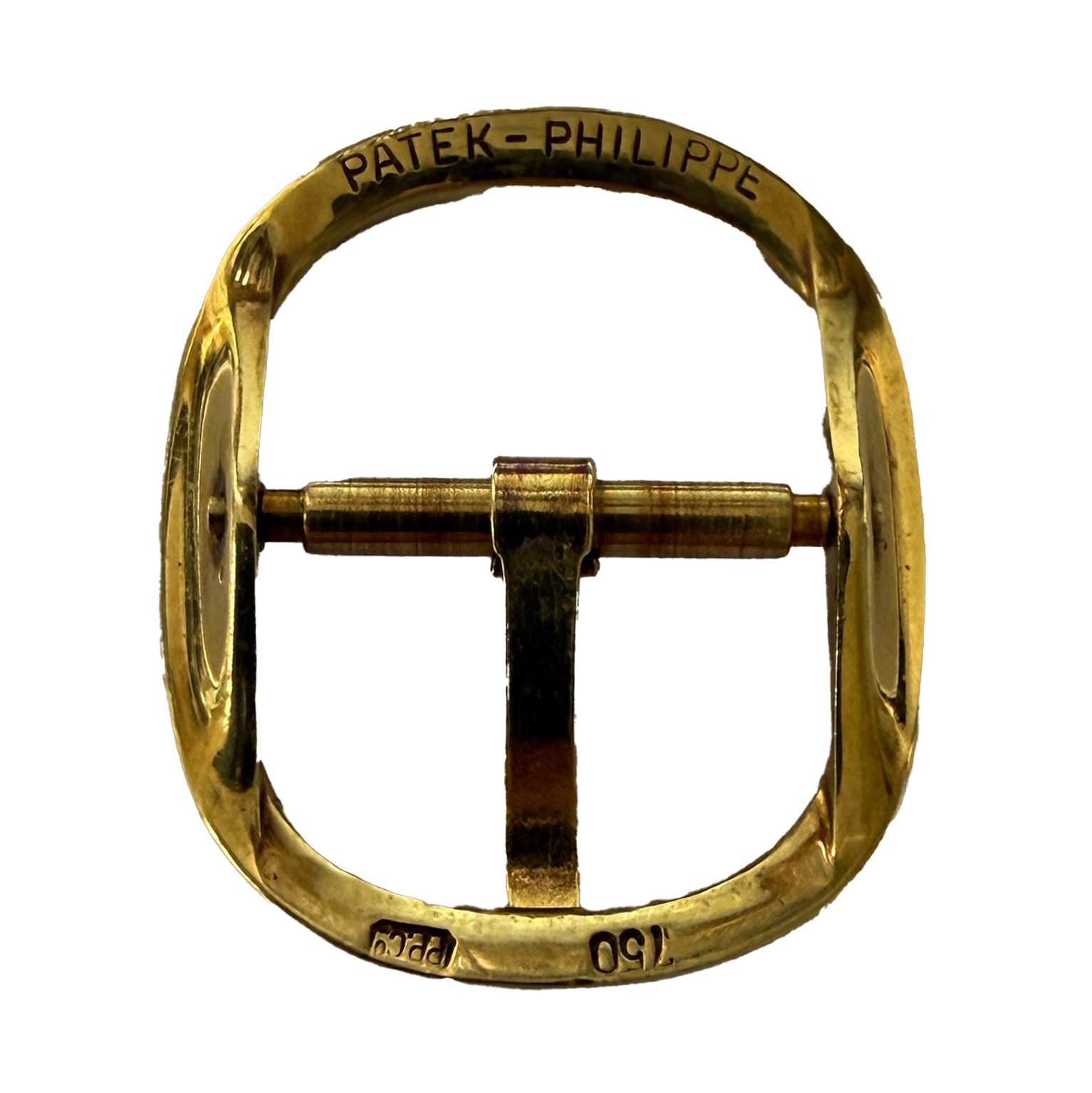 Genuine and rare 18ct yellow gold Patek Philippe Golden Ellipse buckle