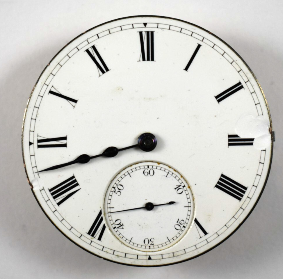 Vintage G.Falconer London 41.25mm Hunting Pocket Watch Movement lot.wz