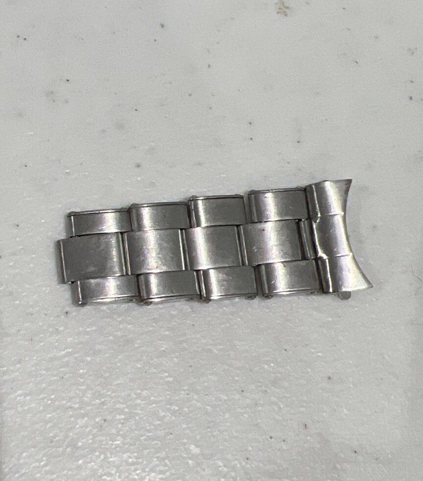 Rolex Riveted STRETCH Links Vintage 4 Links With End Piece 60 Authentic Original