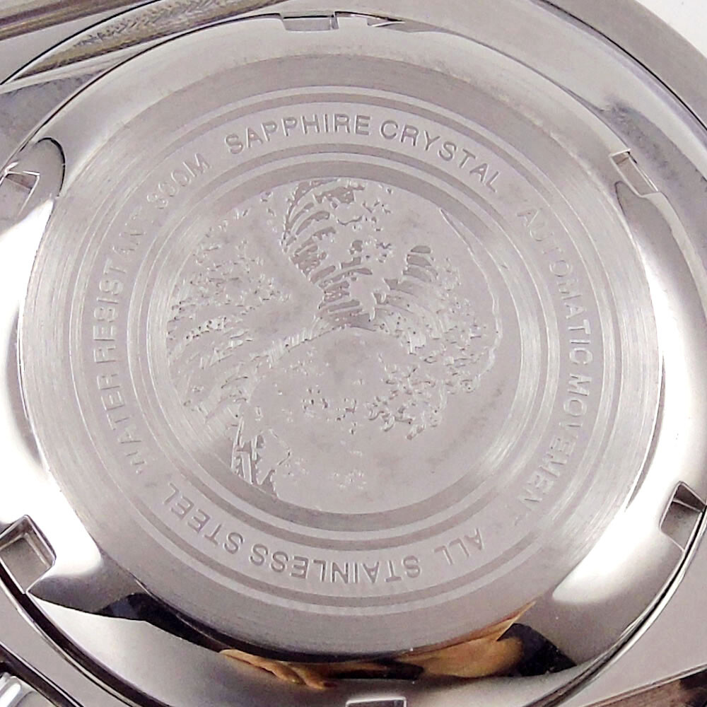 46.5mm Fit For NH35A Sapphire Crystal Watch Case 200m Waterproof Luminous Dot