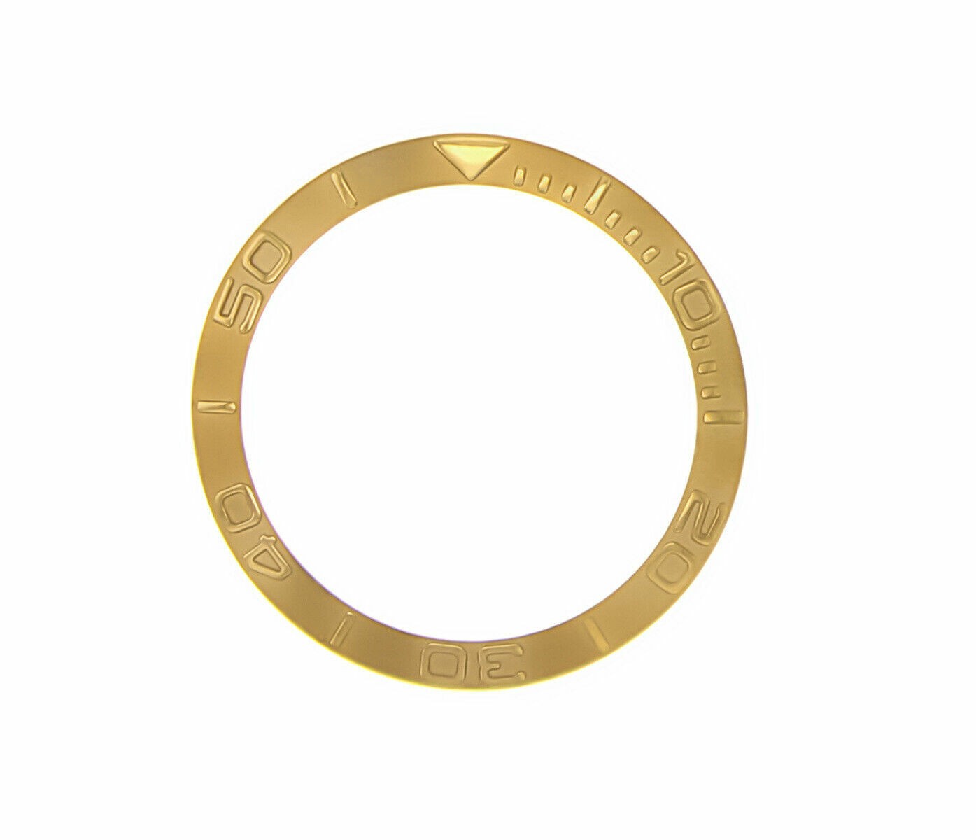 BEZEL INSERT FOR LADY 29MM CASE ROLEX YACHTMASTER 69623 69628 169623 GOLD COLOR
