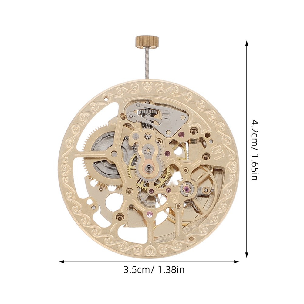 Reusable Tungsten Steel Automatic Mechanical Hollow Movement for Wristwatch DIY