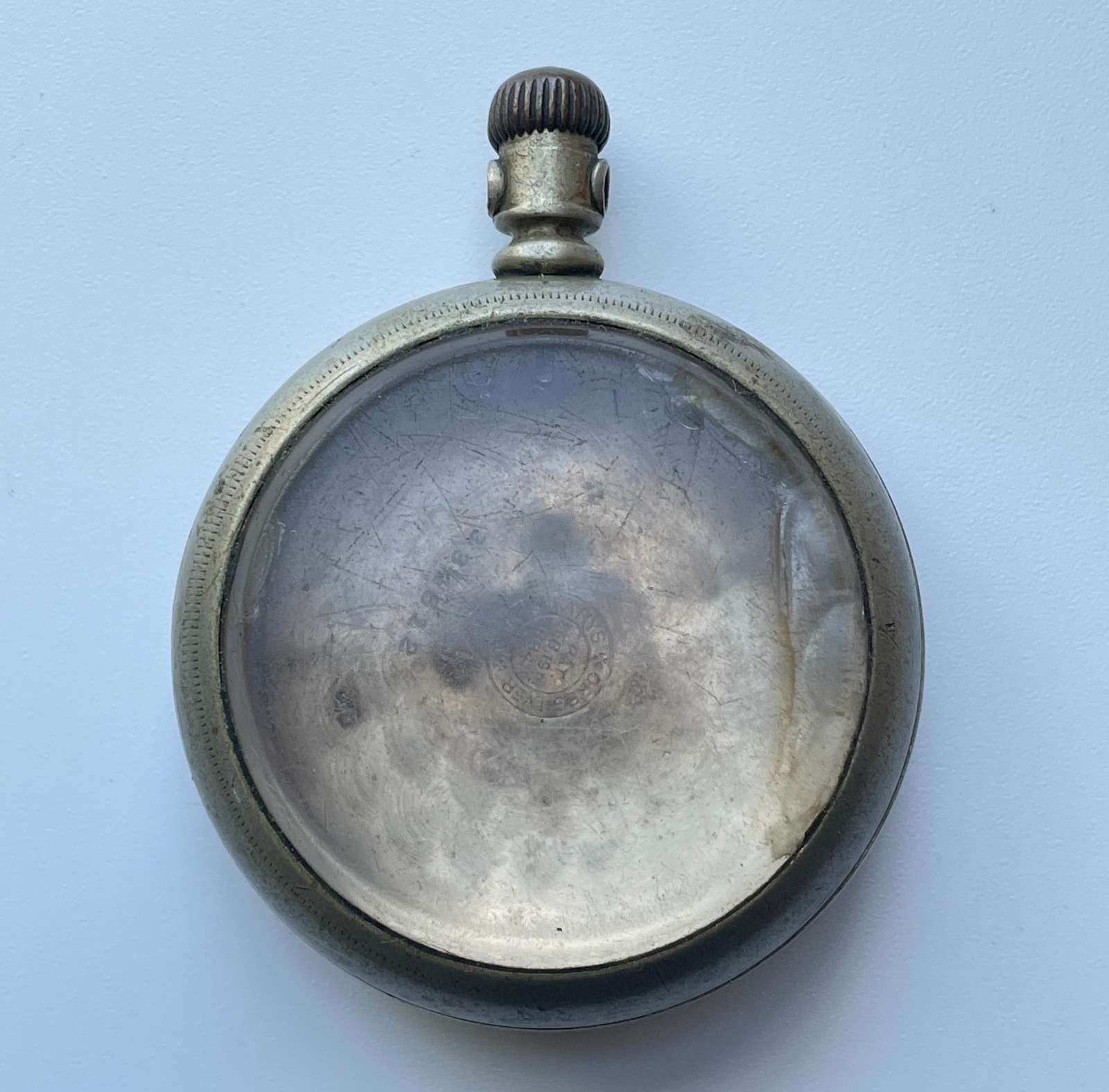 Antique Fahys Oresilver Pocket Watch Case Pat Feb 19 1884 Size 18s Open Face No1