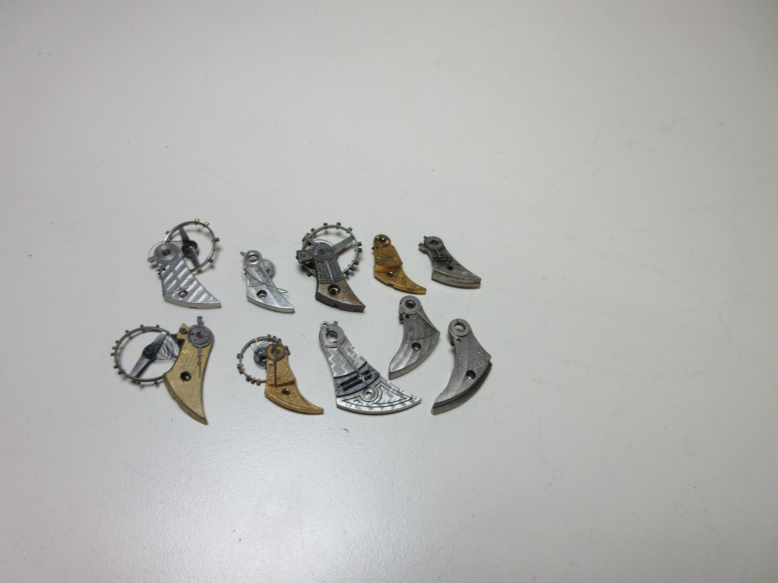 VTG LOT OF POCKET WATCH BALANCE COCKS WATCHMAKER REPLACEMENT PARTS STEAMPUNK #6