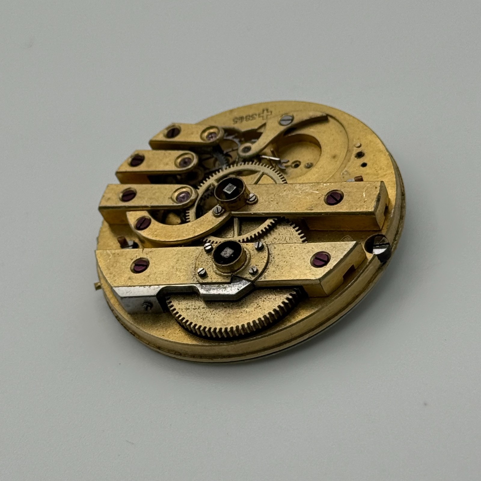 Louis-Ulysse Chopard Pocket Watch Movement – Patent 3845 – From 1891 – For Parts
