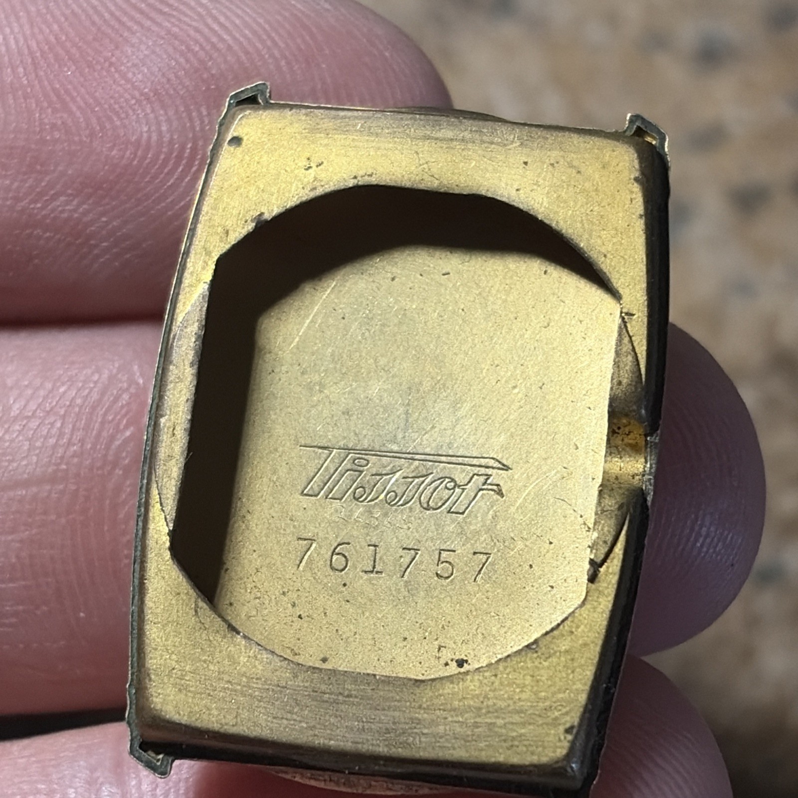 Vintage 14k Gold Filled Tissot Watch Case 22mm