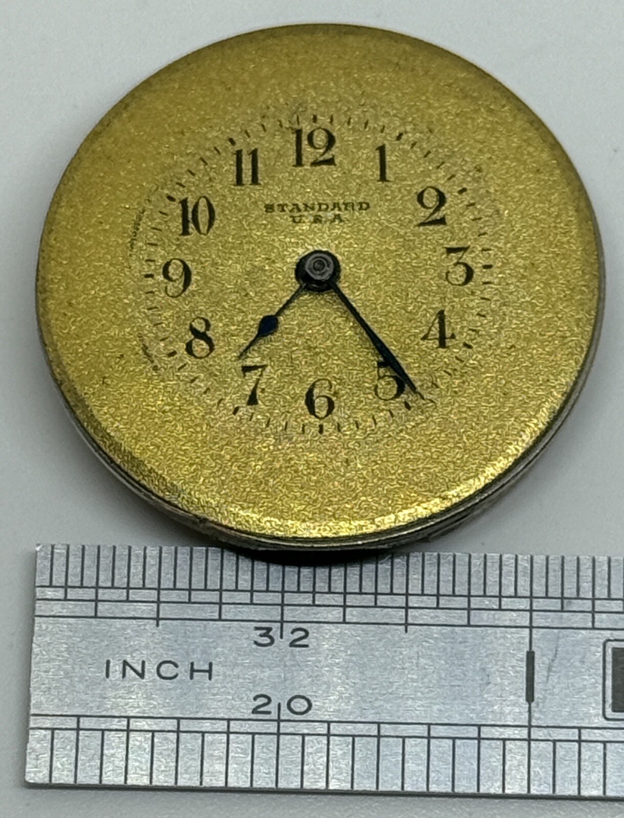 NEW YORK STANDARD WATCH MOVEMENT 7 Jewels USA Does Not Run/For Parts