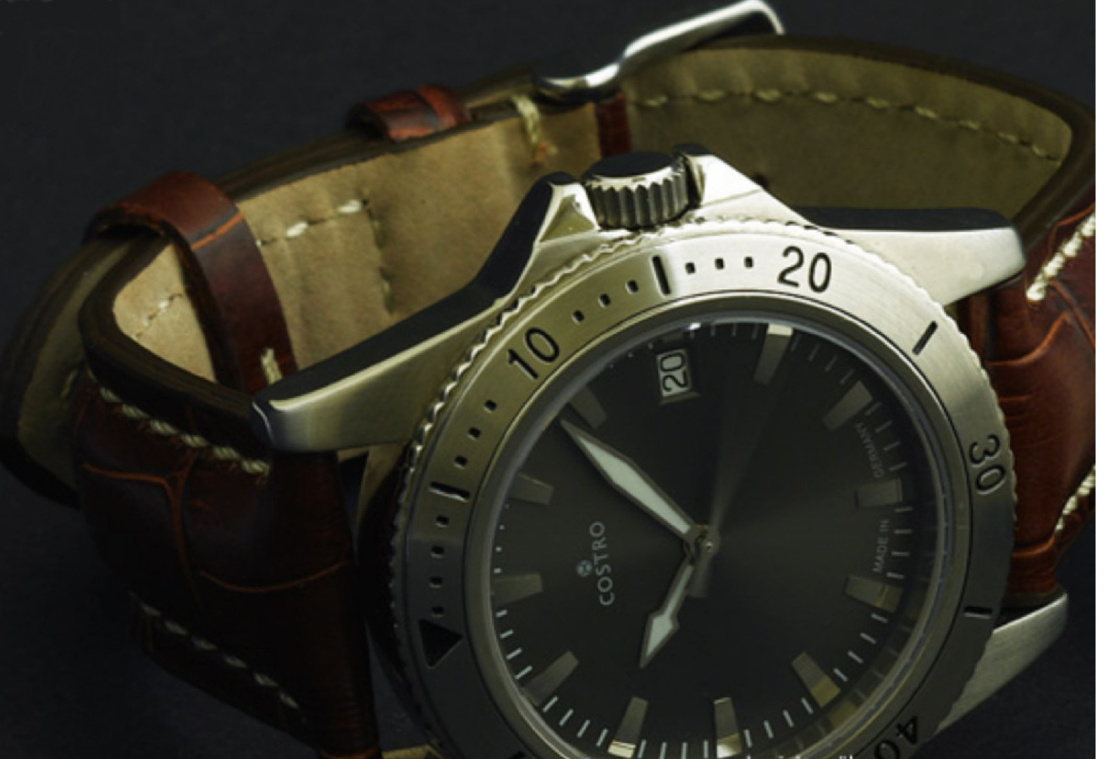 WATCH CASE for ETA 2824-2 316L SSTEEL 10 ATM Sapphire 36mm !!! High Quality !!!