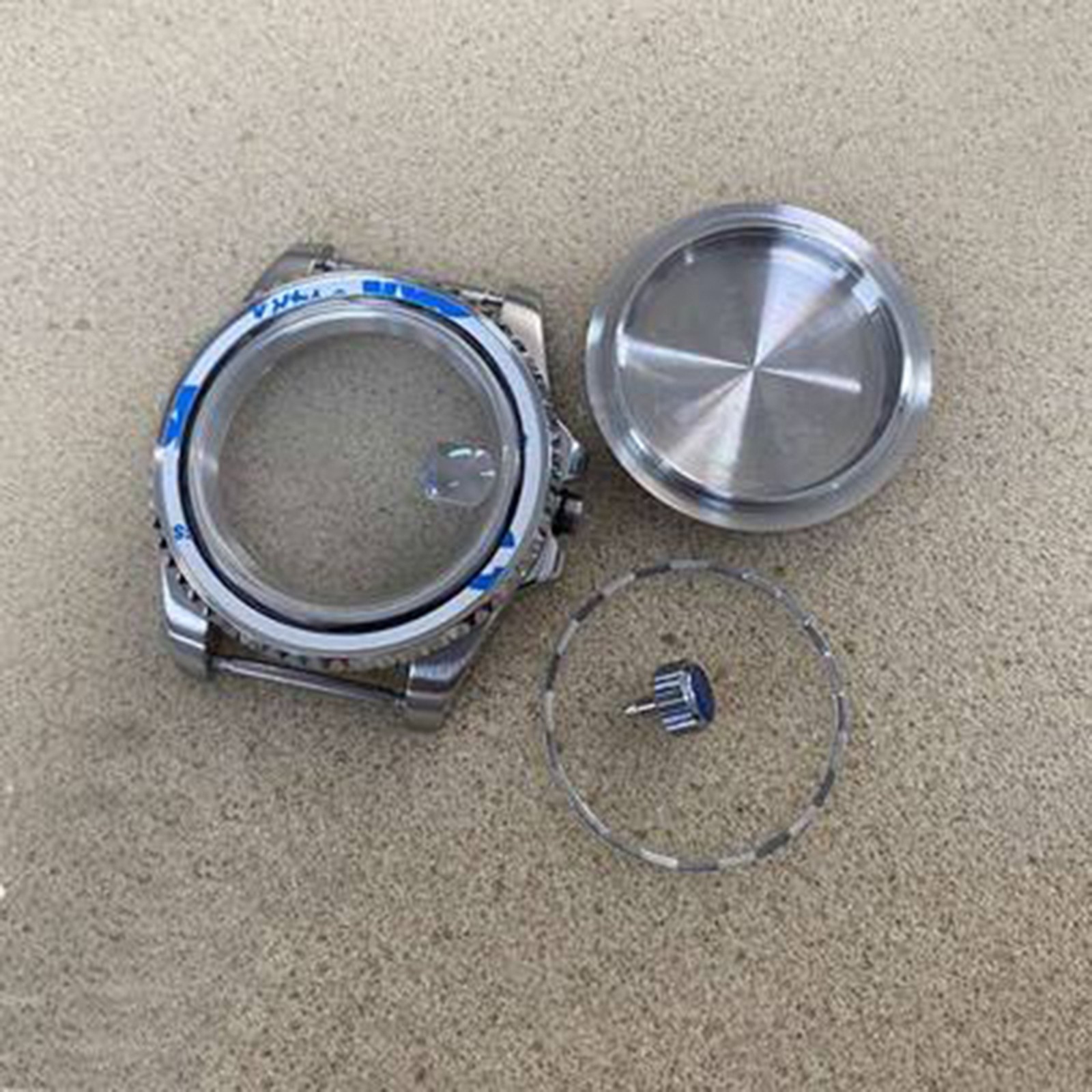 Ceramic Ring Stainless Steel Watch Case 40mm Accessories For NH35/36 Movement