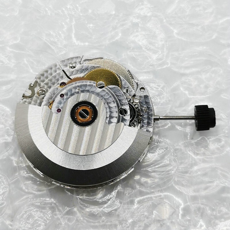 Black Date Automatic Movement Perlage Replacement For Tianjin ST2130 H3 2824-2