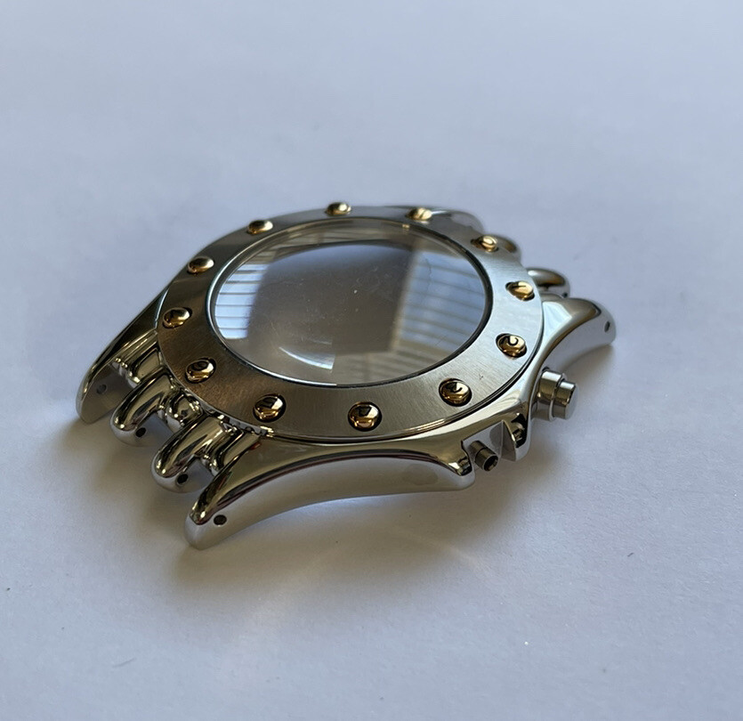 NOS Genuine Seiko Kinetic 5M22-6B10 Stainless Steel watch Case Head Part
