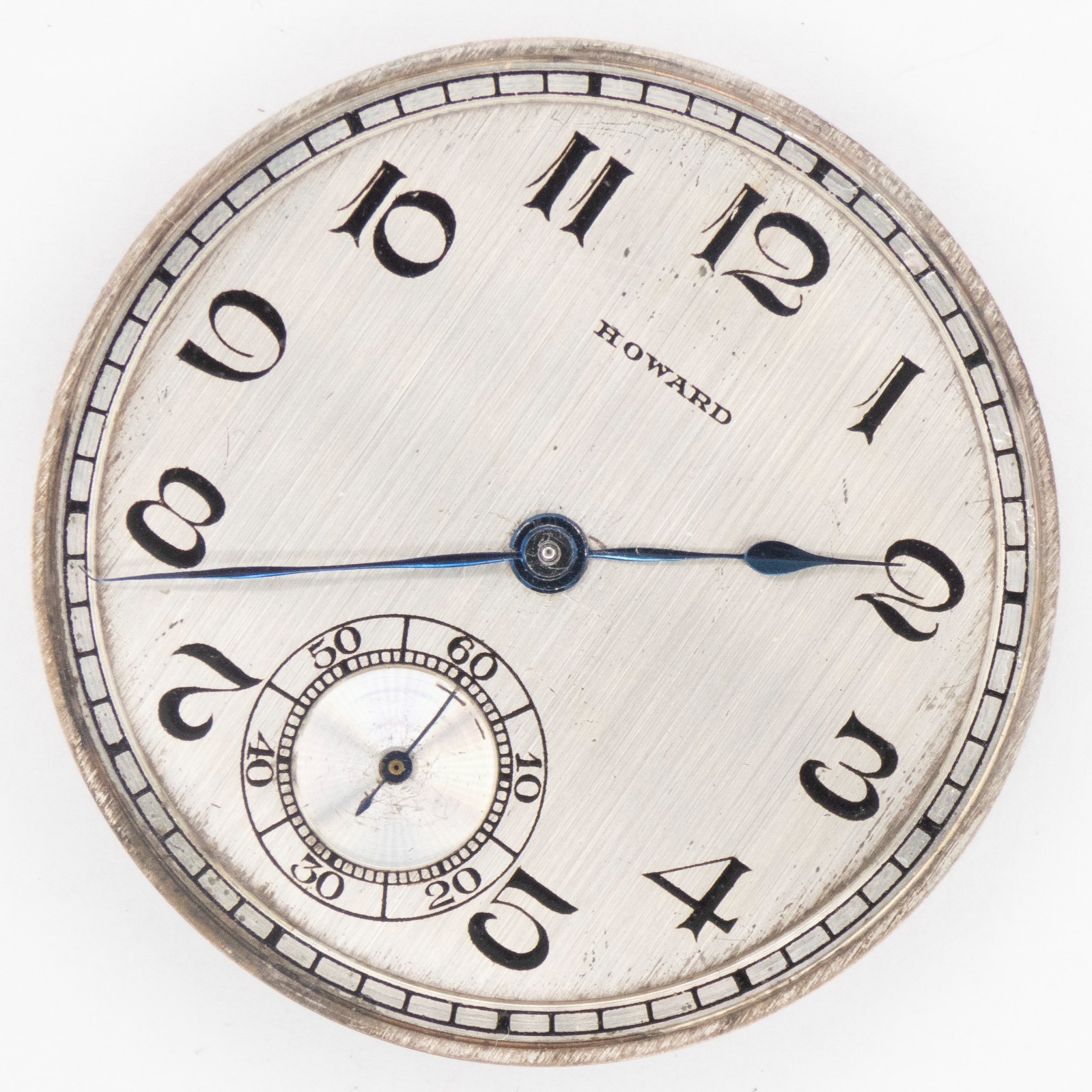 E. Howard Grade Series 14 10-Size 21-Jewel Antique Pocket Watch Movement, Runs