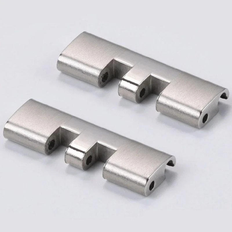 2pcs New Watch Bracelet Curved End Links for Seiko Skx009 Skx007 Jubilee Oyster