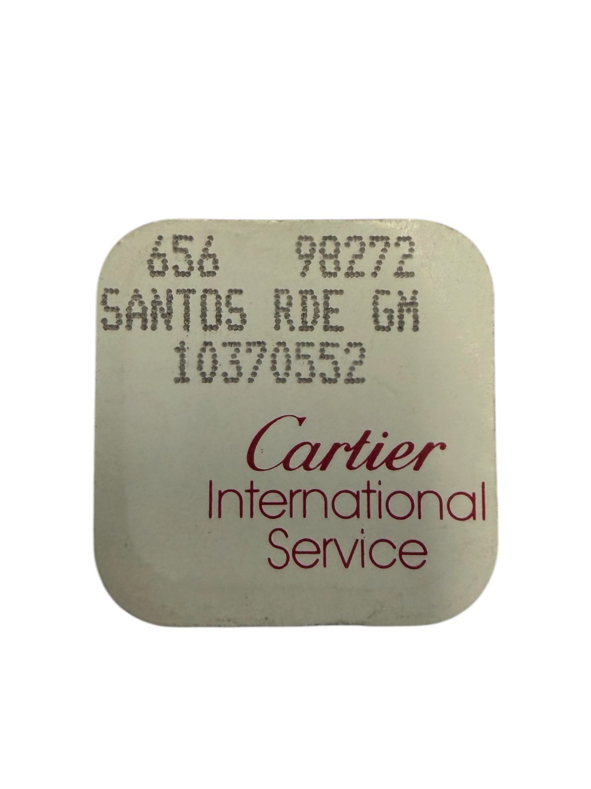 Authentic Cartier Santos RDE GM Split Stem Ref. 10370552 / 656 98272