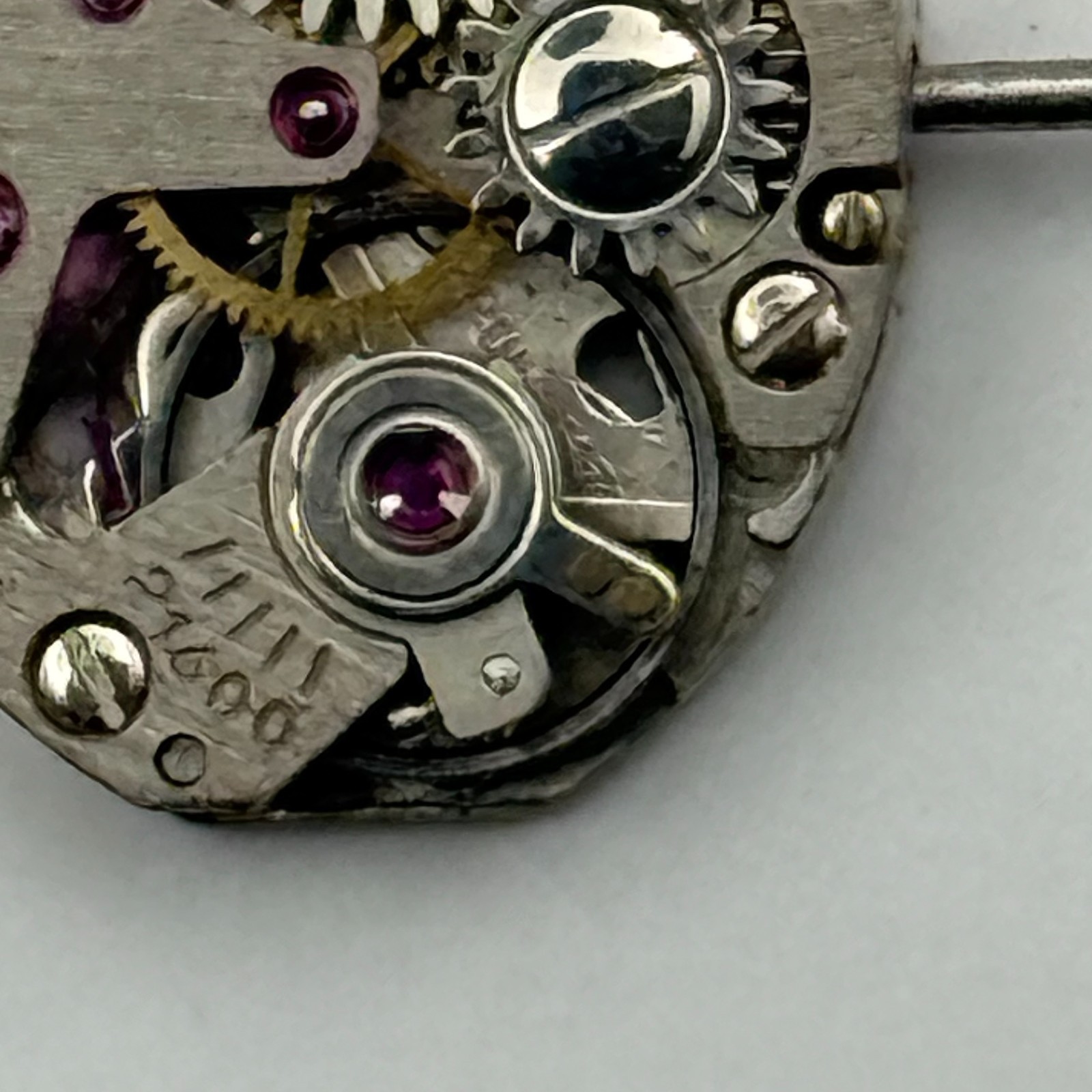 PUW 1175 Watch Movement Elgin Watch 17J Swiss Manual Wind Parts Repair 12.9mm
