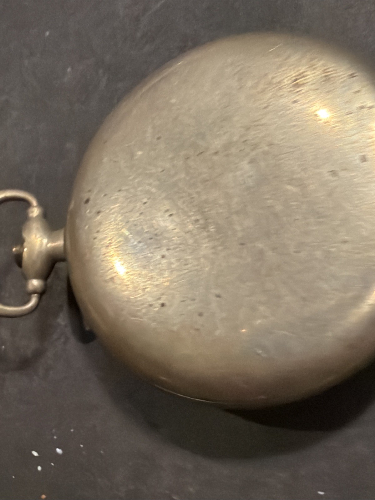AM34 Vintage Star Watch Case Co Nickel Silver Pocket Watch Case & Crystal As Is