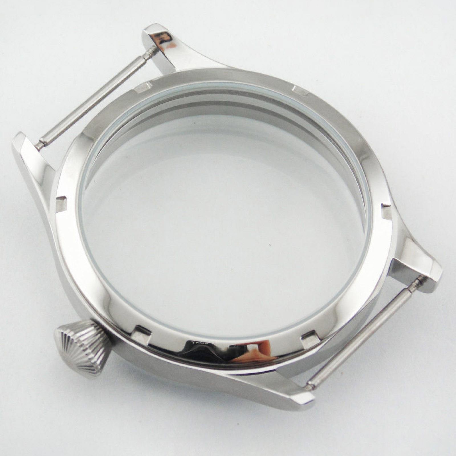 22mm Stainless Steel Watch Case For Seagull ST3600/ST3621 ETA 6497/6498 Movement