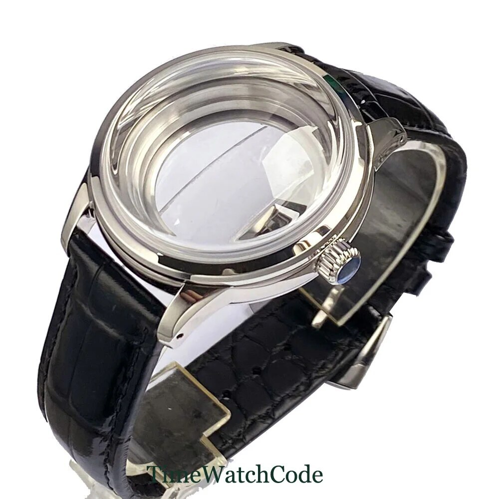 316L Watch Case for NH35 NH38 ETA2824 PT5000 10ATM Domed Sapphire Crystal 40mm