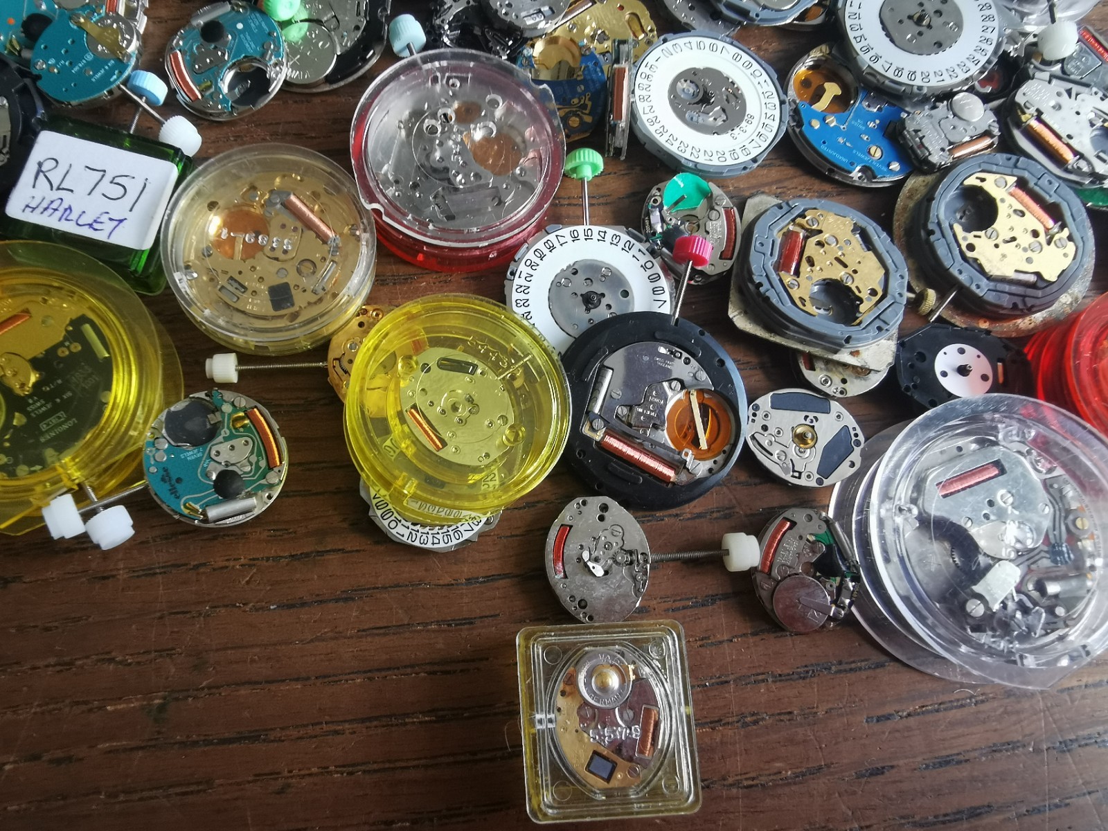 Quartz Watch Movements for Repair / Parts, Mixed Lot, Watchmaker #T335