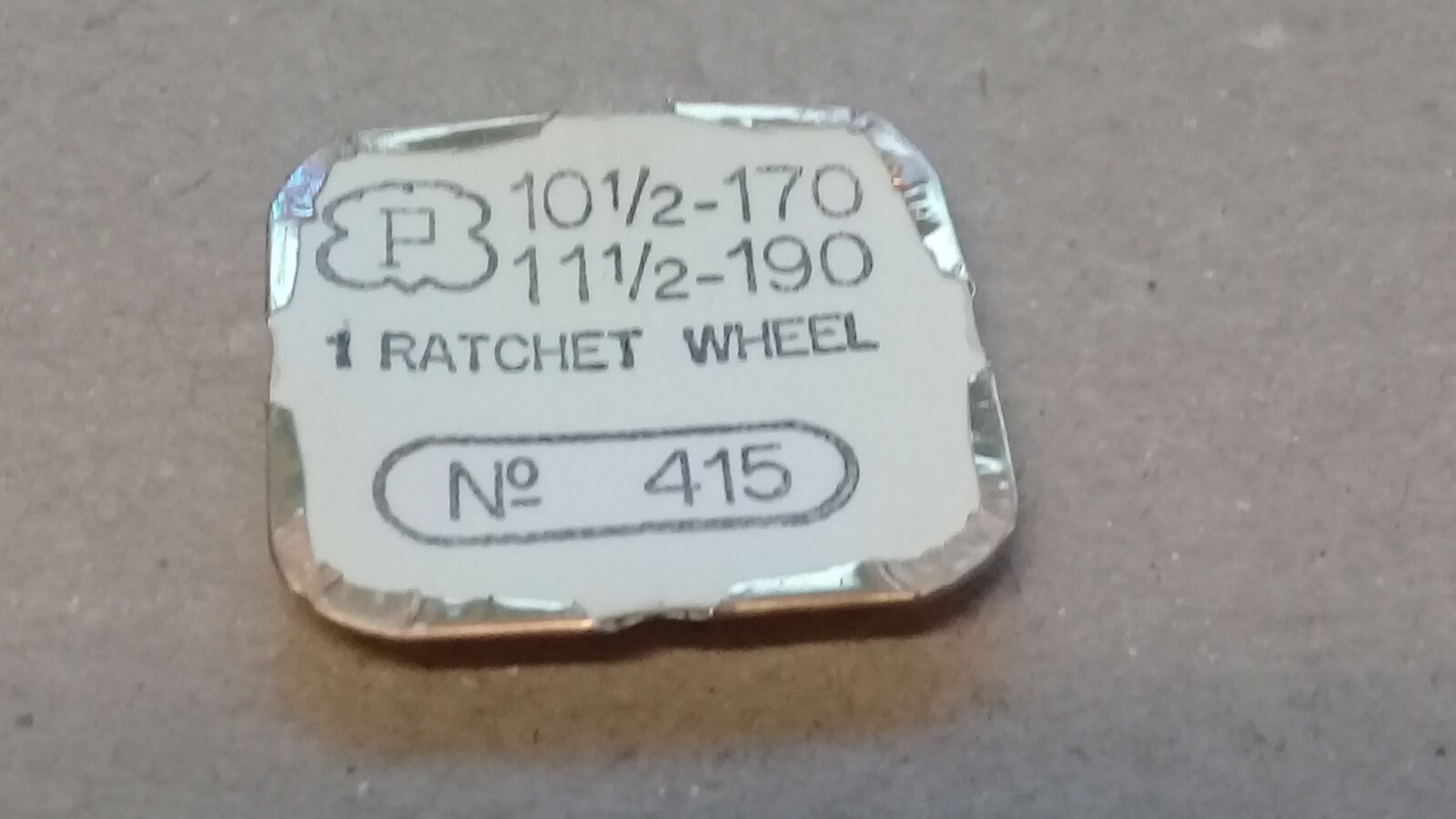 PESEUX Cal. 170 190 – Ratchet Wheel – Part 415. 10.5”’, 11.5”’ (TC803)