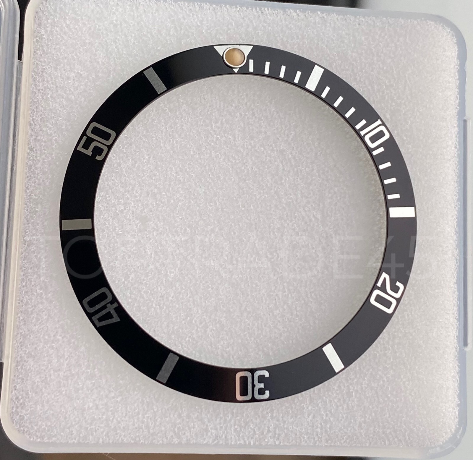 AFTERMARKET Rolex Submariner 14060 “FLAT FOUR” Aluminum Bezel Insert Vintage