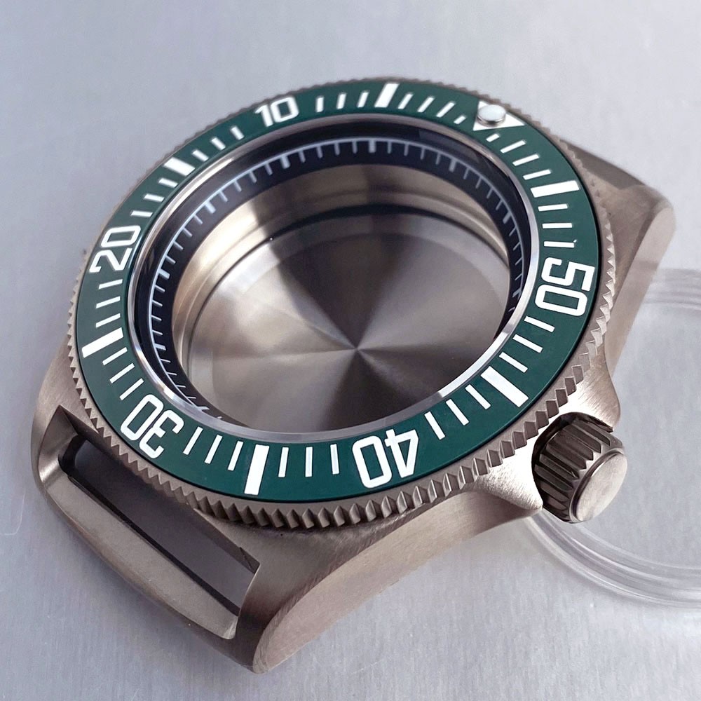 Titanium 42mm Tactical Frog 20ATM Dive Watch Case Sapphire Fit NH35 NH34 Ceramic