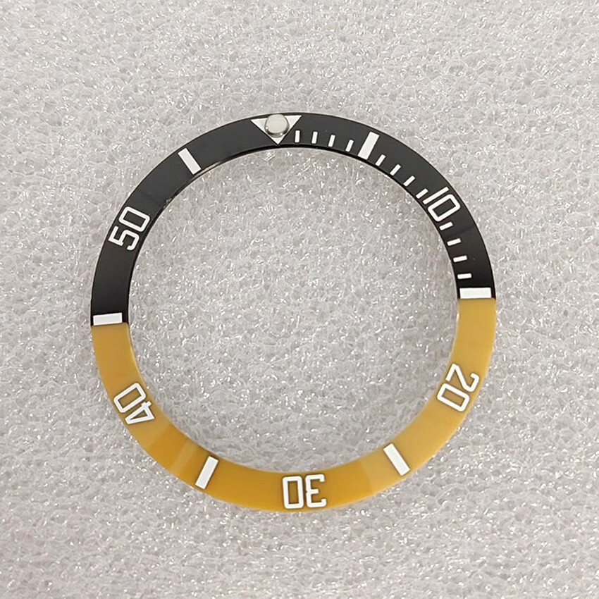 Black Gold Ceramic Bezel without Luminous Outside 38MM Inside 30.5MM